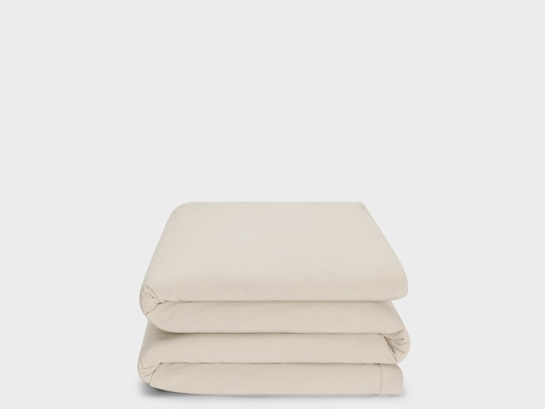 Kinderdekbedovertrek jersey sunrise white