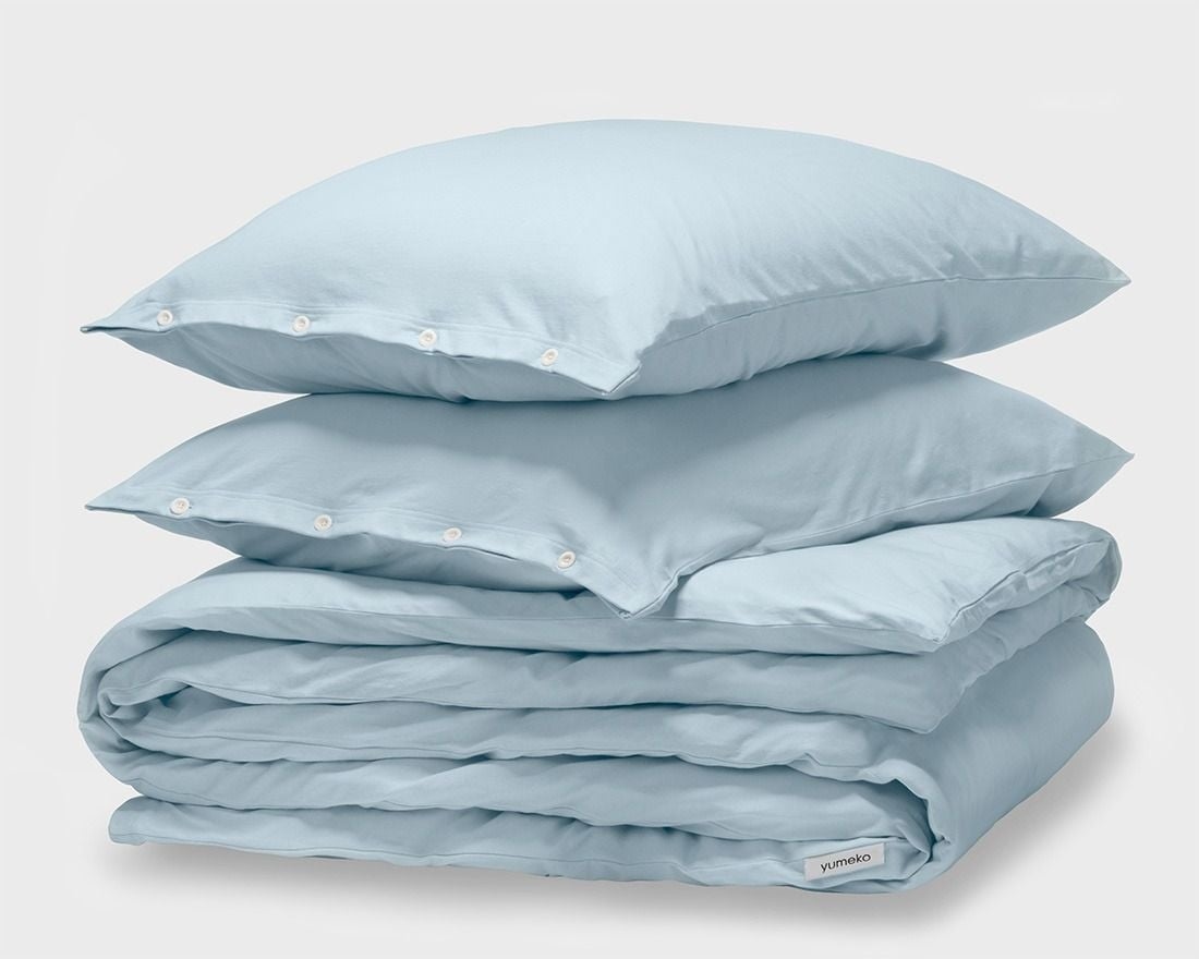 Dekbedovertrek jersey fresh blue